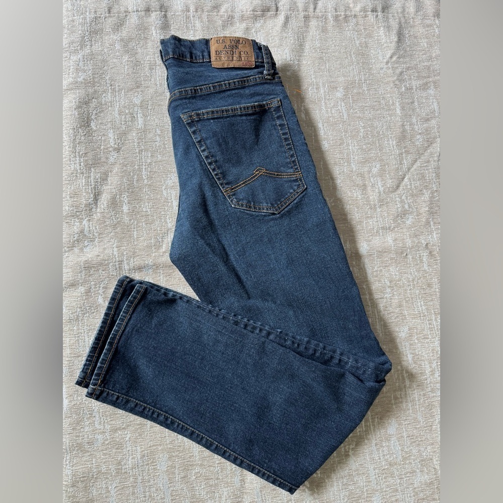U.S. Polo Assn. Blue Straight Jeans Classic Denim